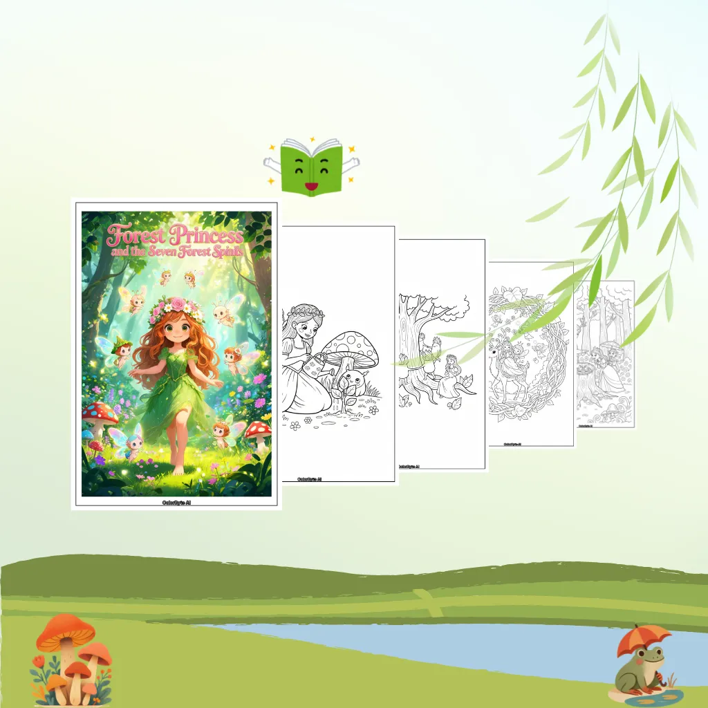AI Coloring Book Generator โ turn one idea into a complete book